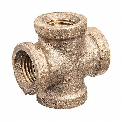 GRAINGER ZUSAPF10531 Cross Brass 1 1/2 Pipe Size Class 125