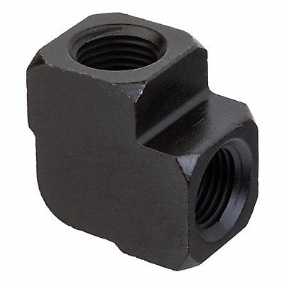 GRAINGER ZUSAPF9099 90 Elbow Black Zinc-Plated Brass 3/8 in