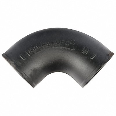GRAINGER 220192 90 Bend Cast Iron 3 in Pipe Size Socket