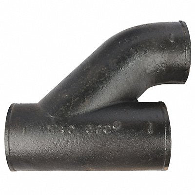 GRAINGER 221654 Wye Cast Iron 4 x 4 x 3 in Socket