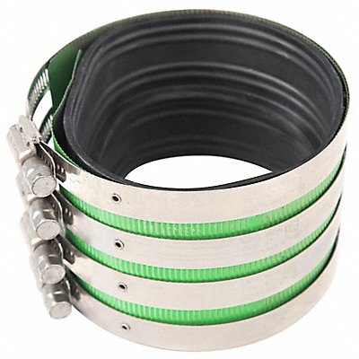 GRAINGER XHD500 Coupling SS 5 in Pipe Size Black