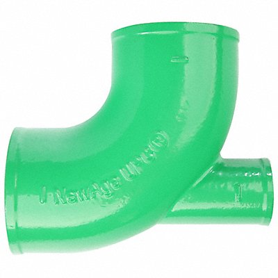 GRAINGER ZFB220280 90 Bend Cast Iron 3 in Pipe Size Socket