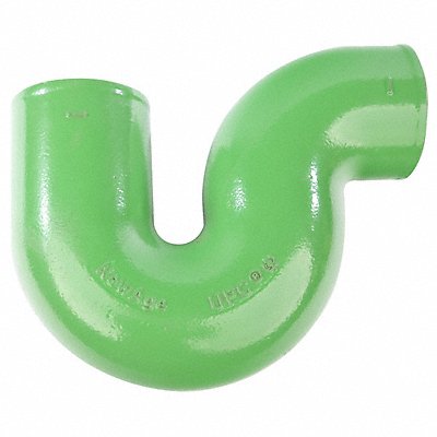 GRAINGER ZFB222508 P-Trap Cast Iron 2 in Pipe Size Socket