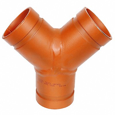 GRUVLOK 390129526 WyeGalvanised Ductile Iron 4 Grooved
