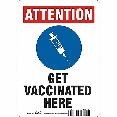 CONDOR 60YG41 Covid 19 Vaccine Sign