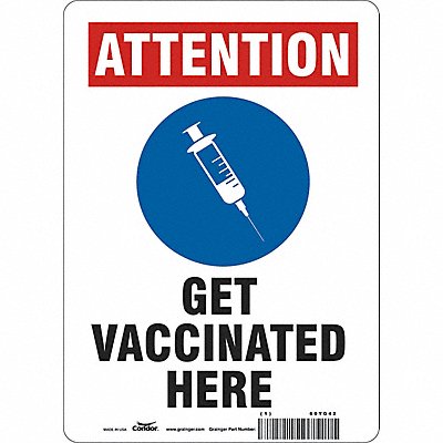 CONDOR 60YG42 Covid 19 Vaccine Sign