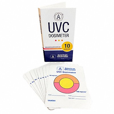 LUMICLEANSE LCUVCTRICARD10PK Ultraviolet Measurement Cards PK10