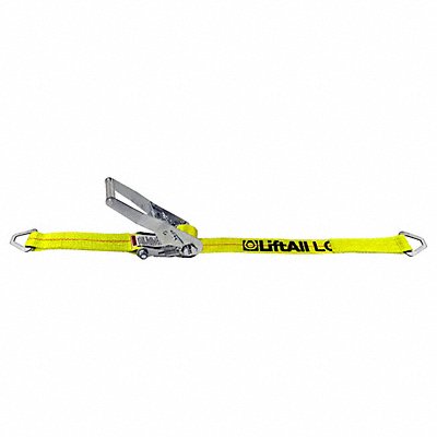 LIFT-ALL 61004 Tie Down Strap D-Ring Yellow
