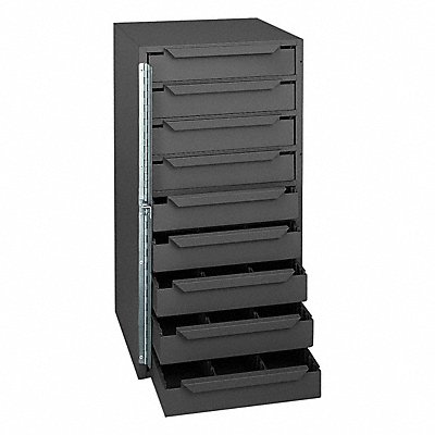 DURHAM MFG 61195 Storage Cabinet 12-5/8 in W 9 drawers