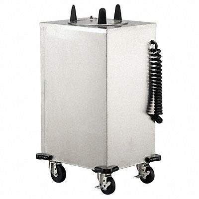 LAKESIDE 6112 Plate Dispenser Cart 22 1/2 in L SS