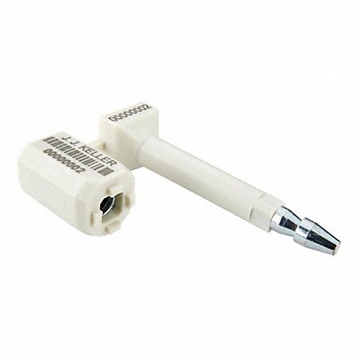 JJ KELLER 61562 Security Bolt Seal 3 3/16 Strap L Wht