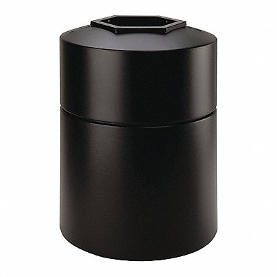 COMMERCIAL ZONE PRODUCTS 730101 Round Waste Container Black 45 gal lon
