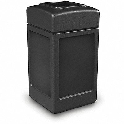 COMMERCIAL ZONE PRODUCTS 732101 Square Waste Container Black 42 gal lon