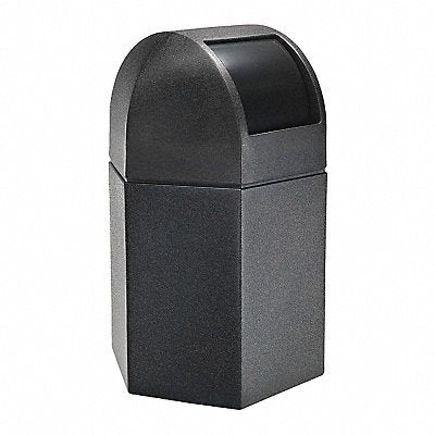 COMMERCIAL ZONE PRODUCTS 73790199 Waste Container Dome Lid Blk 45 gal.