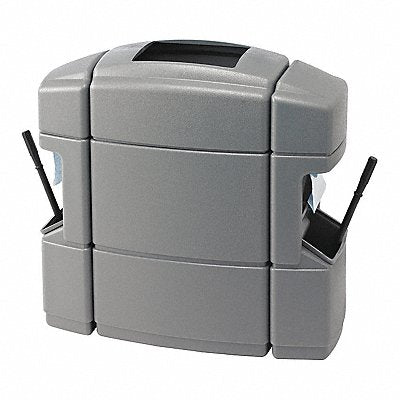 COMMERCIAL ZONE PRODUCTS 758703 Waste Container Grey