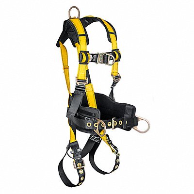CONDOR 61DD45 K8186 Full Body Harness Vest Yellow L Size