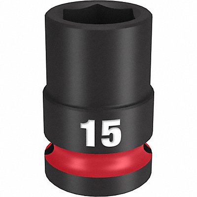 MILWAUKEE 49666247 Standard Impact Socket Steel 15 mm