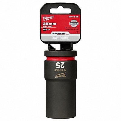 MILWAUKEE 49666400 Deep Impact Socket Steel 25 mm