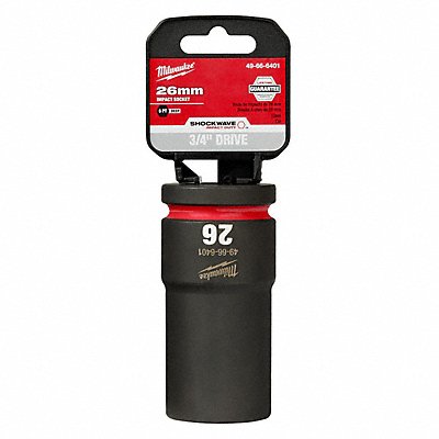 MILWAUKEE 49666401 Deep Impact Socket Steel 26 mm