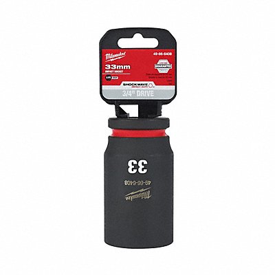 MILWAUKEE 49666408 Deep Impact Socket Steel 33 mm