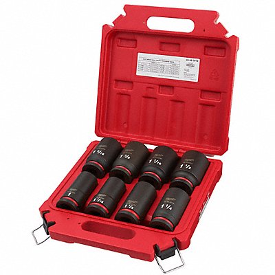 MILWAUKEE 49667018 Impact Socket Set Steel 6-Point 3/4