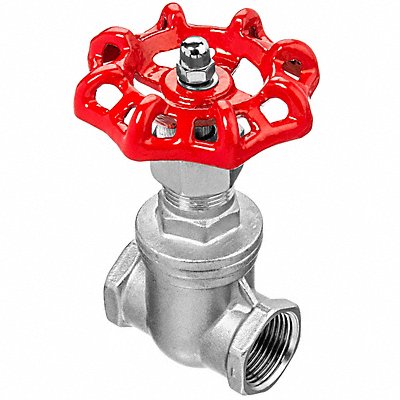 USA INDUSTRIALS ZUSAValve111 Gate Valve 304 SS Body Threaded Bonnet