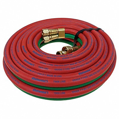CONTINENTAL TWT06025BB Twin Line Welding Hose 3/8 25 ft.