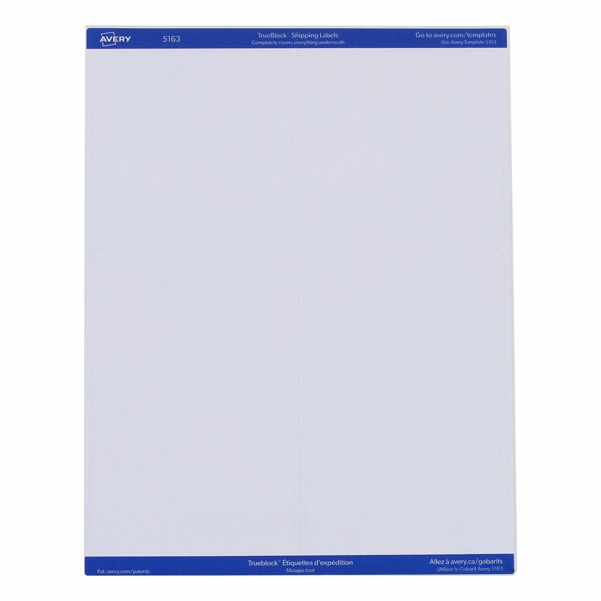 ABILITY ONE 7530010000000 Shipping Labels 2 H 4 W Paper PK1000