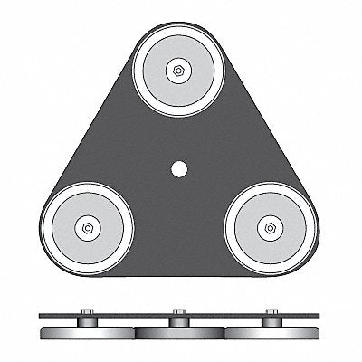 MONSTER MOTION SAFETY BY CHECKERS FS3009LD Magnetic Mount Base For Whips 10 in W