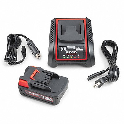 RIDGID 66003 Battery and Charger Kit 18V DC 2.5 Ah