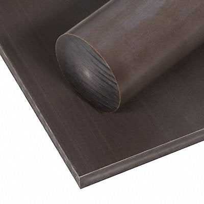 GRAINGER SDELAF375x6000x6000 Plastic Sheet Acetal Homopolymer 6 x6 0.375 T Brw Opaque