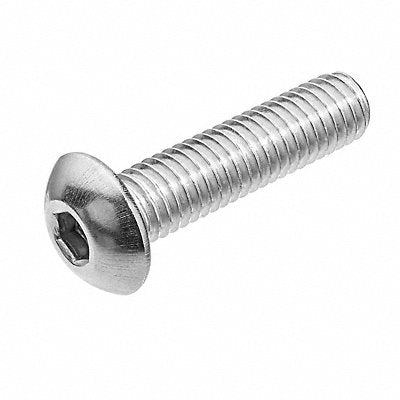 USA INDUSTRIALS ZSCRW178 ScktButtonHdScrw SS M6 30mm L PK25