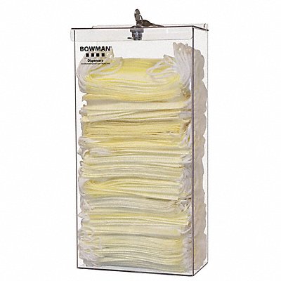 BOWMAN DISPENSERS FM4030111 Face Mask Dispenser Clear PE