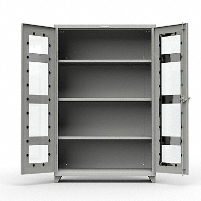 STRONG HOLD 46LD243L Storage Cabinet 75 x48 x24 DstGry 3Shlv