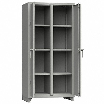 STRONG HOLD 36DS246L Storage Cabinet 75 x36 x24 DstGry 6Shlv