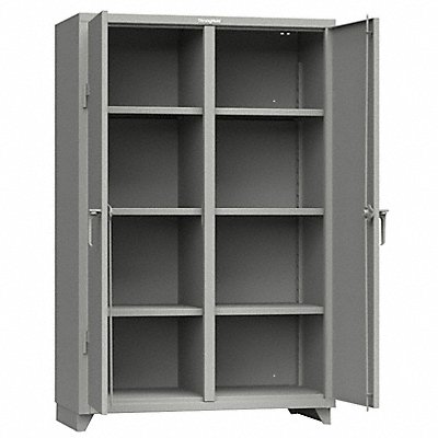 STRONG HOLD 46DS246L Storage Cabinet 75 x48 x24 DstGry 6Shlv