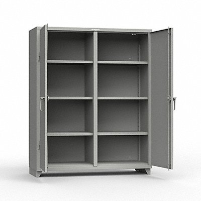 STRONG HOLD 56DS246L Storage Cabinet 75 x60 x24 DstGry 6Shlv