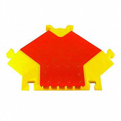 LINEBACKER CP5X125GPOY Cable Protector 5 Channel 3-1/8 ft L