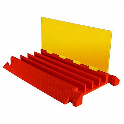 LINEBACKER CP4X300YO Cable Protector 4 Channel 3-5/16 ft L
