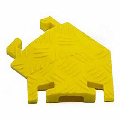 FASTLANE FL45LT1X15Y Cable Protector 1Channel 11-3/4 W Yellow