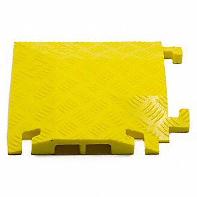 FASTLANE FL90RT2X175Y Cable Protector 2Channel 11-3/4 W Yellow