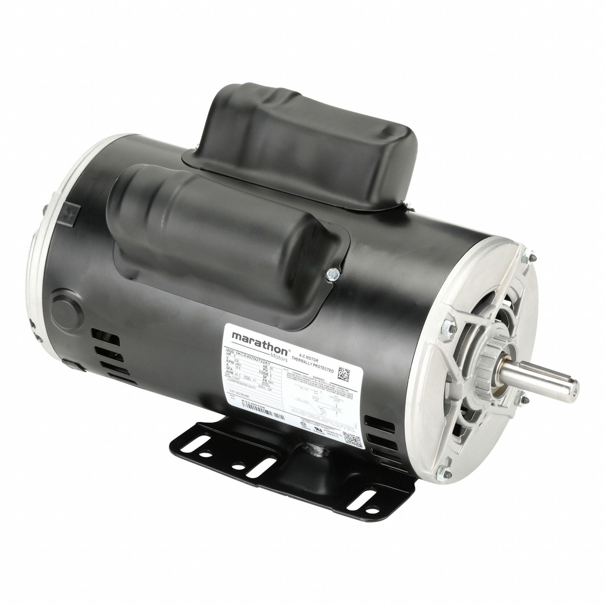 MARATHON MOTORS 5KCR49ZN2722Y Air Compressor Motor 5 hp 3600 RPM