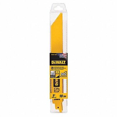 DEWALT DWAR9118B25 Reciprocating Saw Blades 0.04 PK25