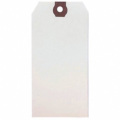 GRAINGER 61KU61 Blank Shipping Tag Paper White PK500