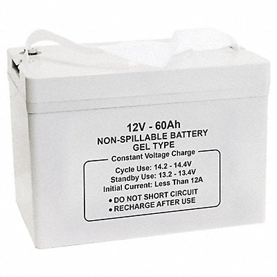 GRAINGER 47046 Sealed Lead Acid Battery 12V 60Ah GEL I6