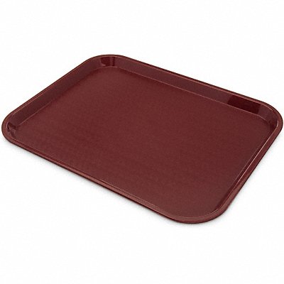 CARLISLE CT141861 Cafeteria Tray 18 in L Burgundy