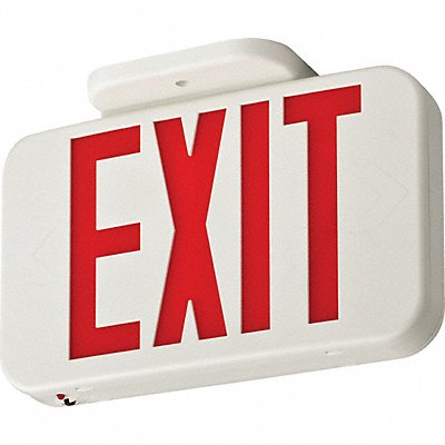 LITHONIA LIGHTING EXRGEL LED Ext Sgn Plst Wht 11 5/8in 1W