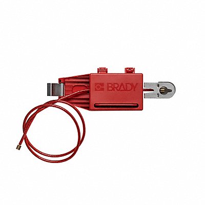 BRADY 151633 Circuit Breaker Lockout Red 6.24 in L