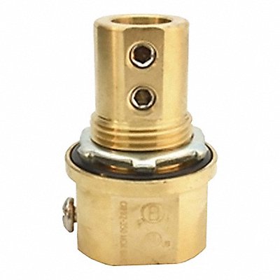 BRIDGEPORT FITTINGS MCH100 Grounding Lug Hubs Brass 1 Trade Size