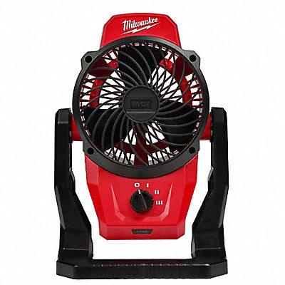 MILWAUKEE 82020 Cordless Jobsite Fan M12 Battery